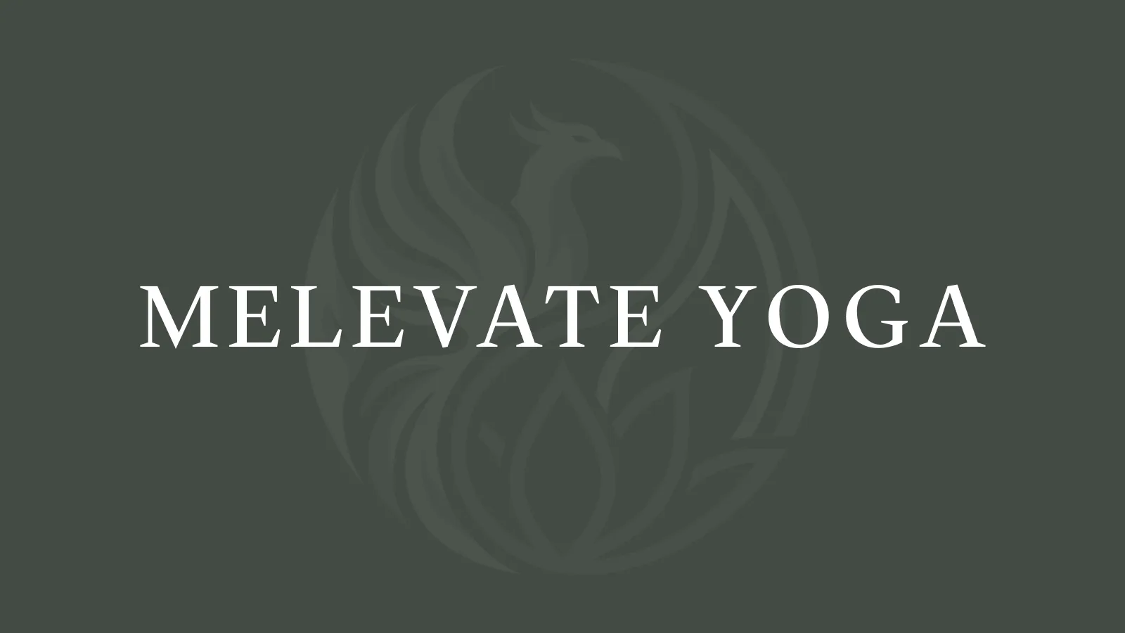 Melevate Yoga website